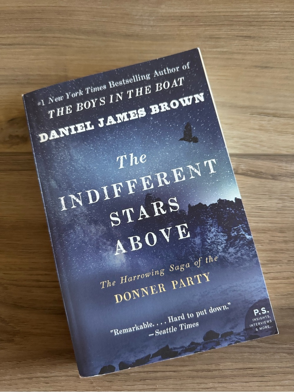 The Indifferent Stars Above by Daniel James Brown - Blue Starry Cover